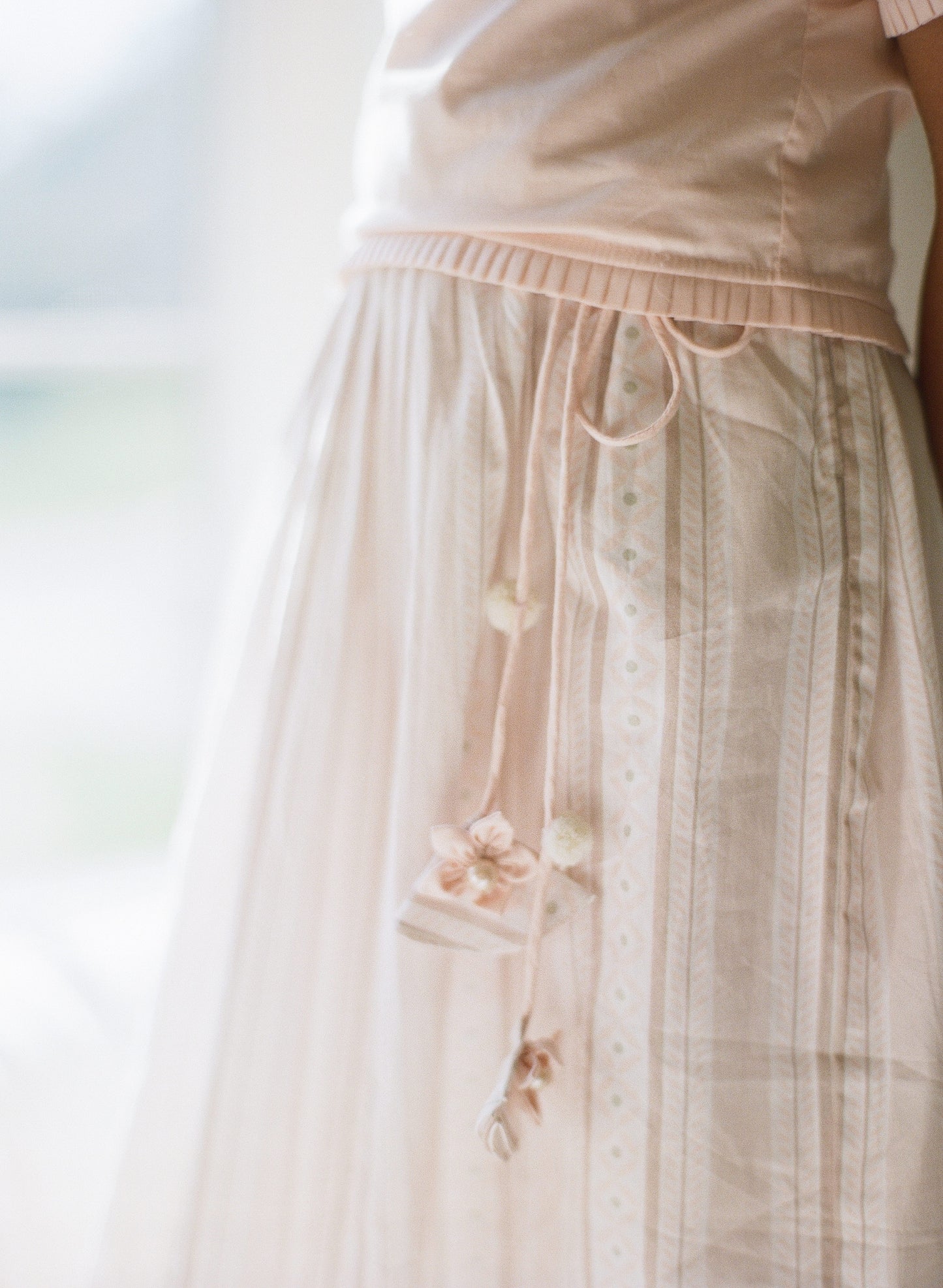Chai Stripe Lehenga